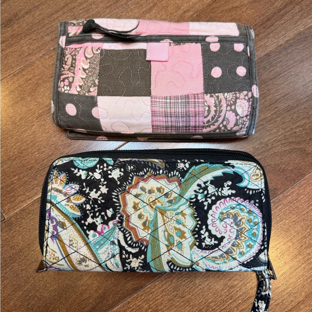 Donna Sharp Patchwork Wallet/Crossbody - Pink And… - image 2